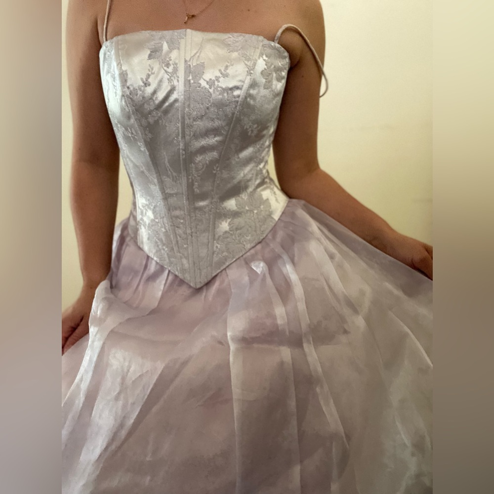 Vintage lavender Masquerade prom dress